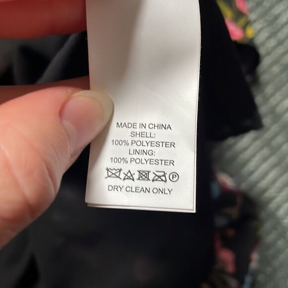 Kate Spade Long Sleeve Floral Mini Dress XS - Picture 8 of 9